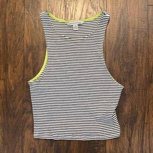 Striped crop top